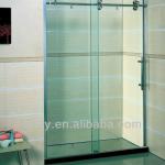 1 Fixed 1 Sliding SS304 Shower Door (KD8013B) KD8013B