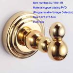 2013 Low Price Wall Bathroom Brass Robe Hooks Hanger OJ-Y6011H