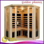 2013 New Infrared sauna room G3CP Corner sauna with Carbon heater G3CP