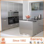 2014 new design 304# stainless steel kitchen cabinet / metal kitchen cabinet design and made in China factory BMLSS001