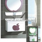 2014 New Design High Quality&amp;Cheap Modern Mirrored Pvc Bathroom Cabinet Wall-Hang Bathroom Vanity 5005