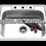 304 america style narrow kitchen sinks for sale US2522C