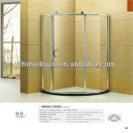 3C glass arc aluminium shower equipment Y9093