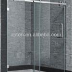 8-10mm safty tempered glass frameless sliding shower door A977