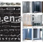 Aluminium shower door