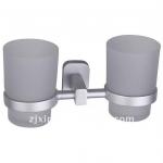 Bathroom Accessories Aluminum Double Glass Tumber Holder X10057-5