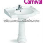 Bathroom ceramic pedestal wash basin 3338 3338