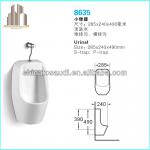 ceramic induction hung urinal 0259-8635