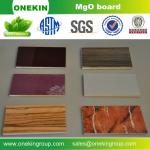 China onekin board magnesium oxdide fireproof material decorative wall panel mgo board A-006,6mm