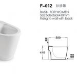 colored women bidet made in China F-012