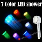 Colorful Bathroom Shower Head!RGB Color 8-LED Digital Water Temperature Visualizer Shower Head LED-1001B