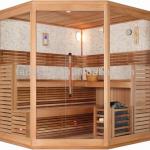 Deluxe Sauna room for 2-3 people dry sauna FS-1231 with CE FS-1231