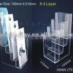 Glass or acrylic brochure shelf KX-SH03