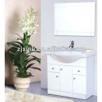 High Quality PVC Bathroom Wash Basin Cabinet, Ceramic Basin X6312