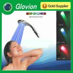 Hot Multi-color led light shower color changing shower head automatic shower head LS-01