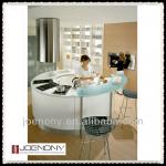 Innovative New Design Round Shape Kitchen Cabinet Island JYKM-013