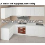 Kitchen cabinet Solid timber cabinet with high gloss paint coating Solid timber carbinet with high gloss paint coatin