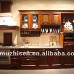 Latest Design Solid Wood Kitchen Cabinet MFP-015