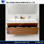 Modern Bathroom Furniture One Piece Vanity Top Bathroom Vanity Double Sink Bathroom TW-MAWB-090