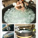 MSpa Inflatable Portable Spa, 6 person Hot Tub, Luxury Exotic B-151 Luxury Exotic B-151