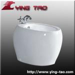 new round design floor mounted bathroom set ceramic bidet B014