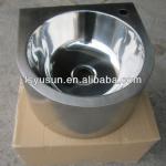 New-style Stainless steel semicircle wash basin/sink,304stainless steel bathroom sink/basin JS-E601