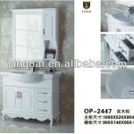 OP-2447 Solid wood mirror cabinet bathroom OP-2447