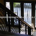 ornamental elegant wrought iron indoor railing railing05