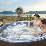 outdoor spa bathtub with pop up waterproof TV SG-7302B SG-7302B