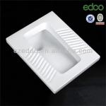 Popular! EDOO Fashion Shape WC sanitary ware two piece toilet bowl squat pan YD5052