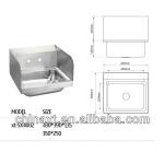 stainless steel hand wash sink xt-sx4002