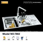 stainless steel kitchen sink 7802F