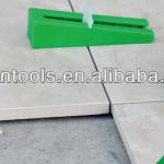 Tile Leveling System, Lippage leveling spacer and cap wedges