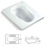 toilet ceramic squatting pan JD-601 JD-601