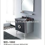 Top Grade Wall Mounted And Floor Mounted Stainless Steel Bathroom Vanity WX-1002