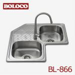 Triangle overmounted Corner kitchen sinks BL-866 BL-866