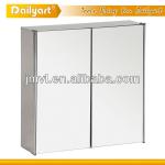 Two-door triangle bathroom mirror cabinets V023004