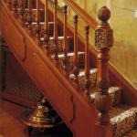 unique wood baluster antique staircase Solid wood balusters