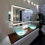 Wholesale villa bathroom LED light mirror SK120019