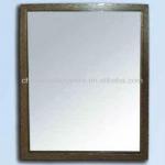 wood framed mirror K174