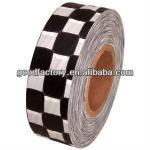 1&quot;x125&#39;x5mil White /Black Checkerboard Survey tape GF-F001