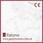 Carrara white, marble color quartz stone