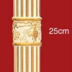 natural colored golden round roman column for decoration