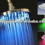 12 pcs LED copper round overhead shower head RCT-S8008