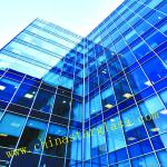 12mm Tinted Reflective Float Glass Curtain Walls REFLECTIVE GLASS