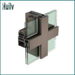 130 Exposed frame curtain wall aluminium profiles broken bridge 130M