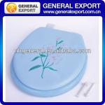 17&#39;&#39; PVC Embroider Soft Toilet Seat BA5406