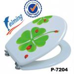 18Inch MDF Wooden Printed Toilet Seat P-7204