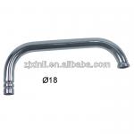 18MM Diameter Basin Faucet Spout, Brass / S.S Material Faucet Spout, U Shape X4535