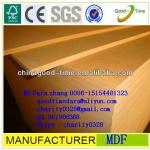 2/2.5/3/4/6/9/12/15/17/18mm Plain mdf /plain mdf board/waterproof mdf board MDF